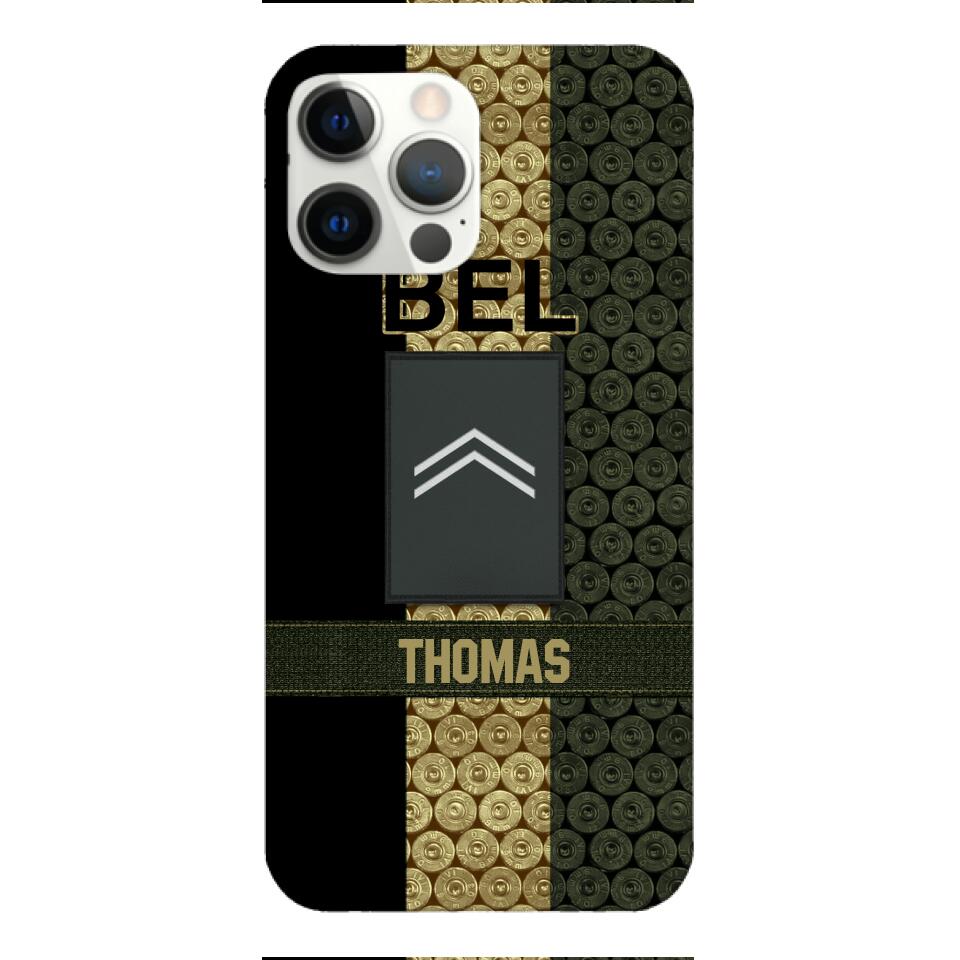 DH Personalized Belgian Soldier Phone Case Printed MQ1204