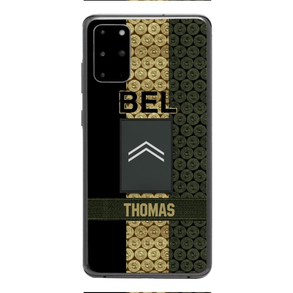 DH Personalized Belgian Soldier Phone Case Printed MQ1204