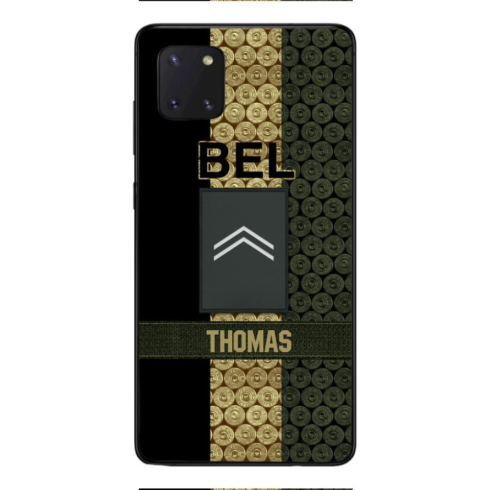 DH Personalized Belgian Soldier Phone Case Printed MQ1204