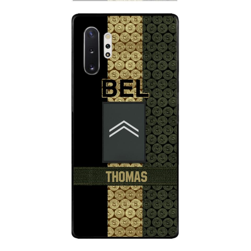 DH Personalized Belgian Soldier Phone Case Printed MQ1204