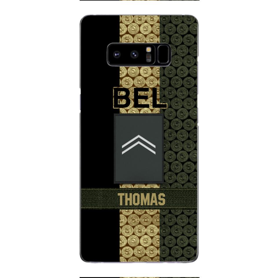 DH Personalized Belgian Soldier Phone Case Printed MQ1204