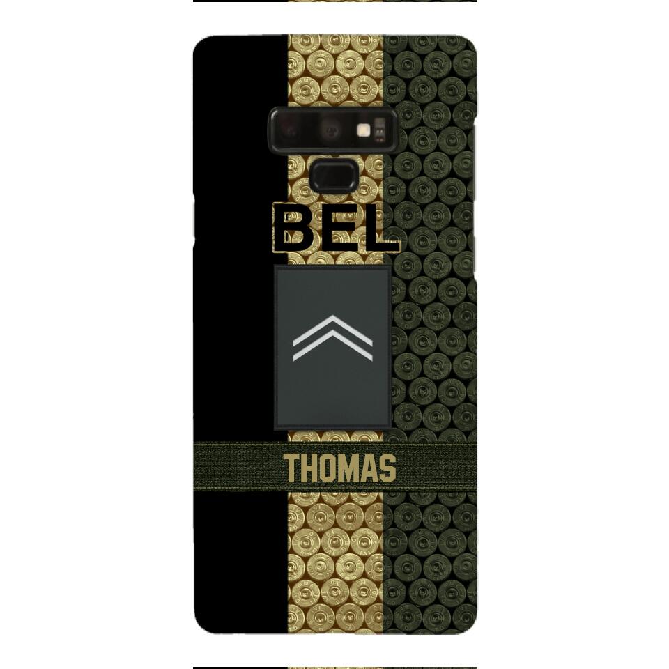 DH Personalized Belgian Soldier Phone Case Printed MQ1204