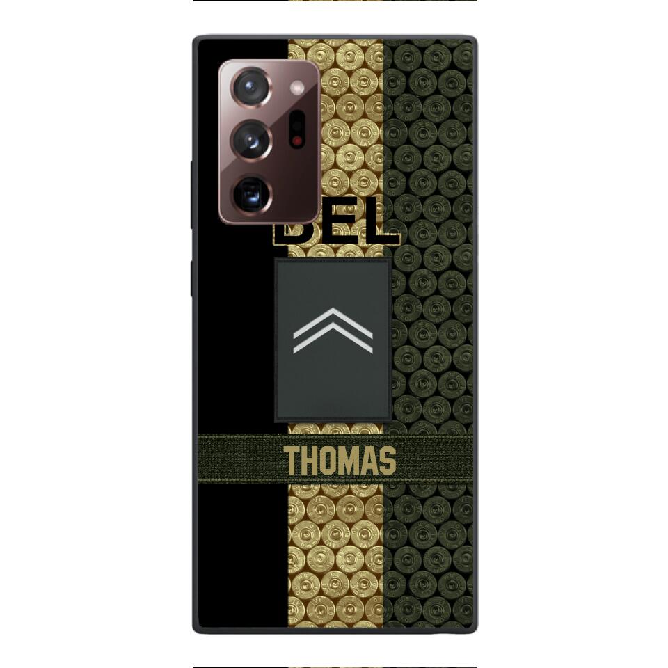 DH Personalized Belgian Soldier Phone Case Printed MQ1204
