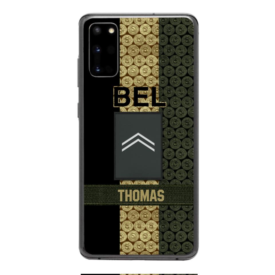 DH Personalized Belgian Soldier Phone Case Printed MQ1204