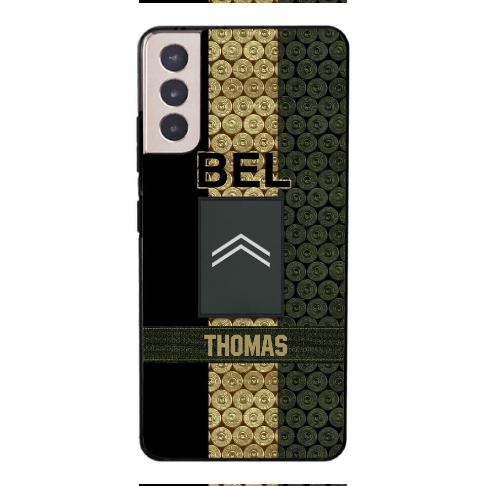 DH Personalized Belgian Soldier Phone Case Printed MQ1204