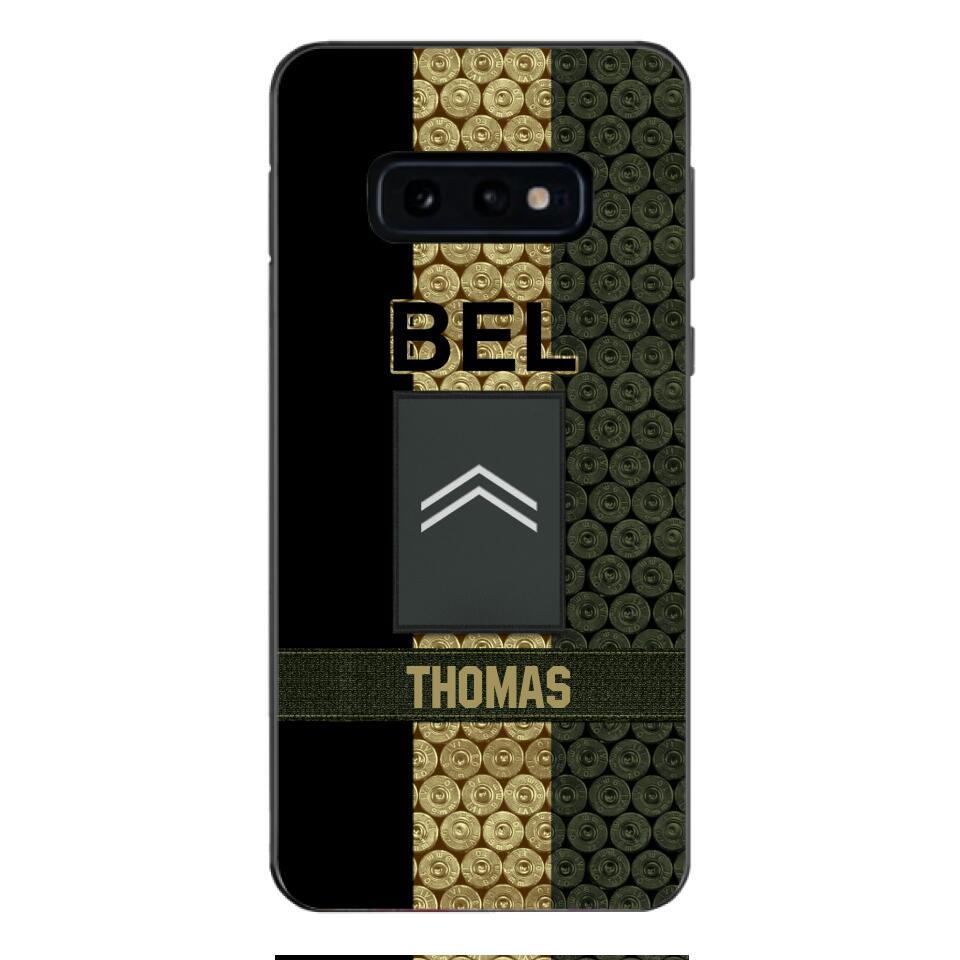 DH Personalized Belgian Soldier Phone Case Printed MQ1204