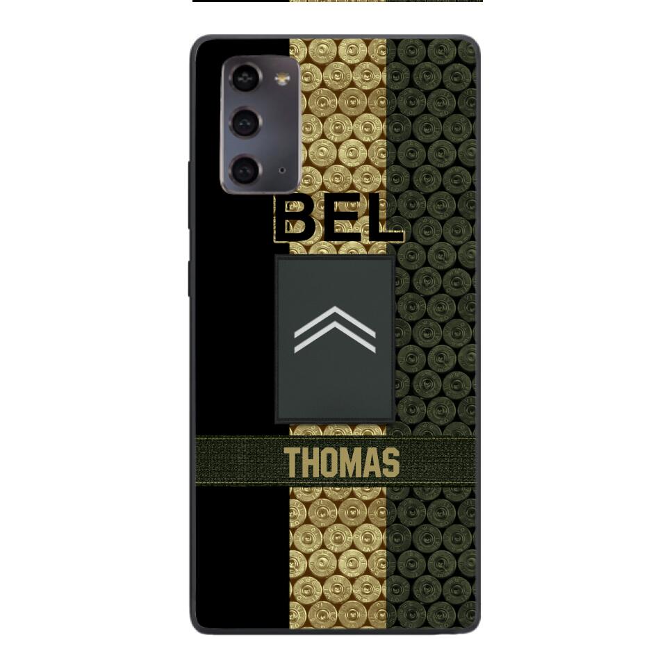 DH Personalized Belgian Soldier Phone Case Printed MQ1204