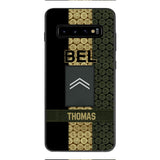 DH Personalized Belgian Soldier Phone Case Printed MQ1204