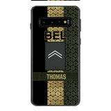 DH Personalized Belgian Soldier Phone Case Printed MQ1204