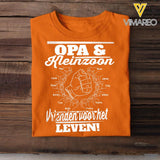 Personalized Opa And Kleinzoon for Father's day gift Tshirt QTTN1204