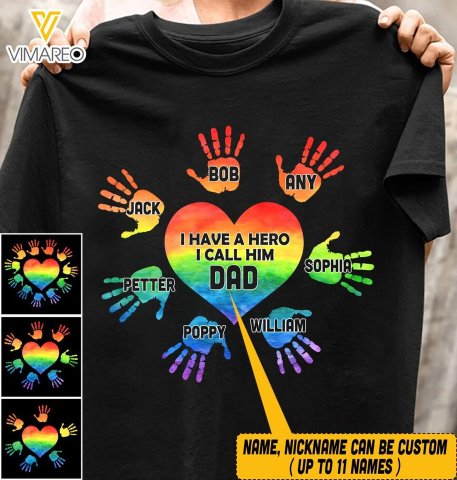 PERSONALIZED I HAVE A HERO TSHIRT V3Q 1204
