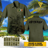 PERSONALIZED IRISH VETERAN HAWAII SHIRTS QTHC1304