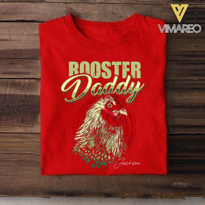 Personalized Rooster Daddy Tshirt Printed QTMQ1404