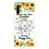 Personalized Kid don't need perfect Grandma Phone Case Printed 3T 1404