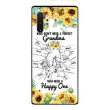 Personalized Kid don't need perfect Grandma Phone Case Printed 3T 1404