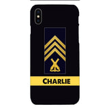 Personalized Swedish Soldier Phone Case Printed 22APR-HC14