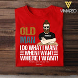 PERSONALIZED I'M A GRUMPY OLD MAN I DO WHAT I WANT TSHIRT QTDT1504