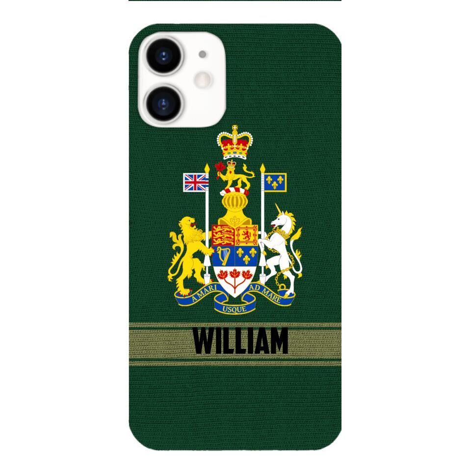 Personalized Canadian Soldier Phone Case Printed 22APR-HQ14