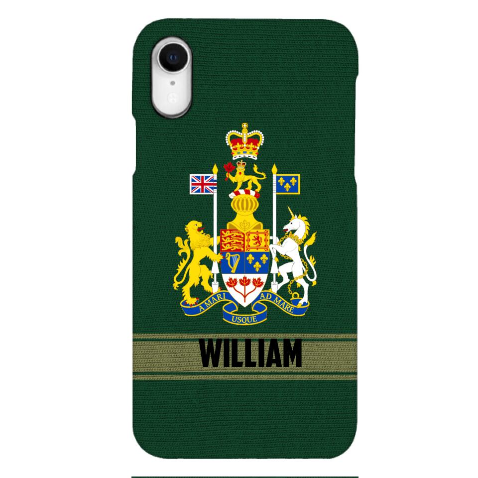 Personalized Canadian Soldier Phone Case Printed 22APR-HQ14