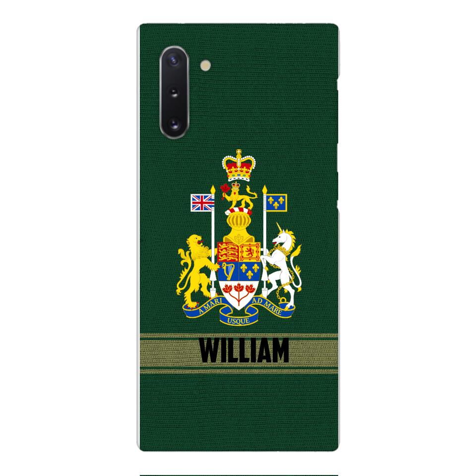 Personalized Canadian Soldier Phone Case Printed 22APR-HQ14