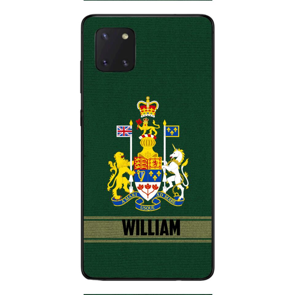 Personalized Canadian Soldier Phone Case Printed 22APR-HQ14
