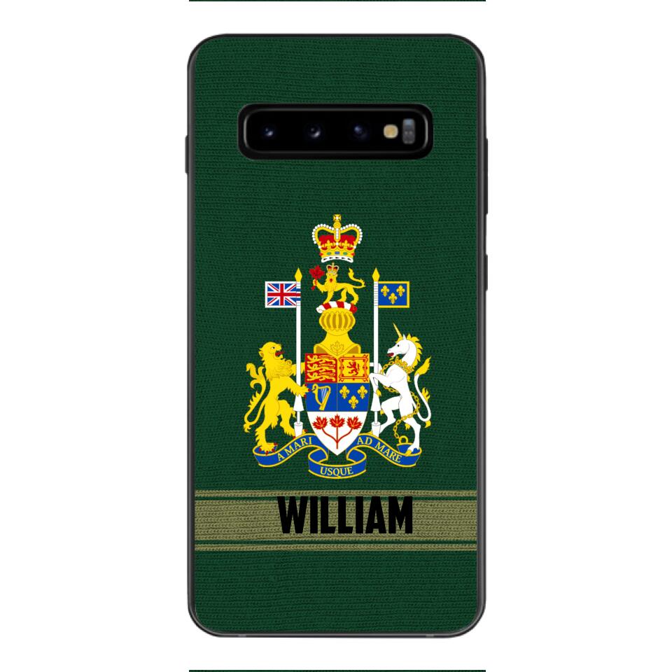 Personalized Canadian Soldier Phone Case Printed 22APR-HQ14
