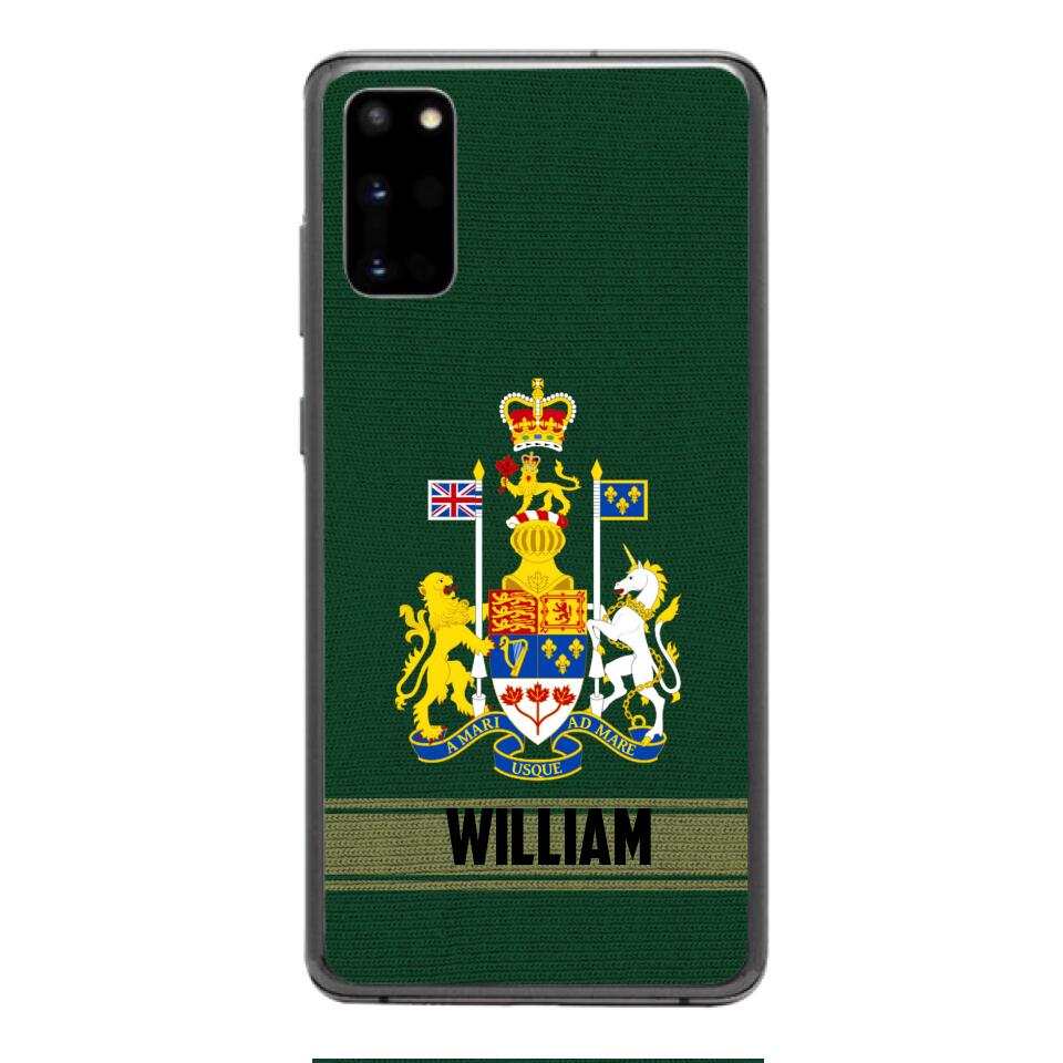 Personalized Canadian Soldier Phone Case Printed 22APR-HQ14