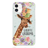 PERSONALIZED GIRAFFE GRANDMA PHONECASE QTVQ1604