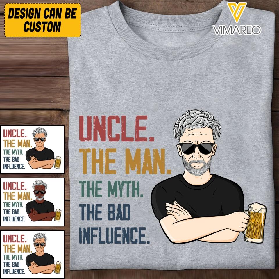 Dh Personalized Uncle Man Tshirt Printed HQ1604