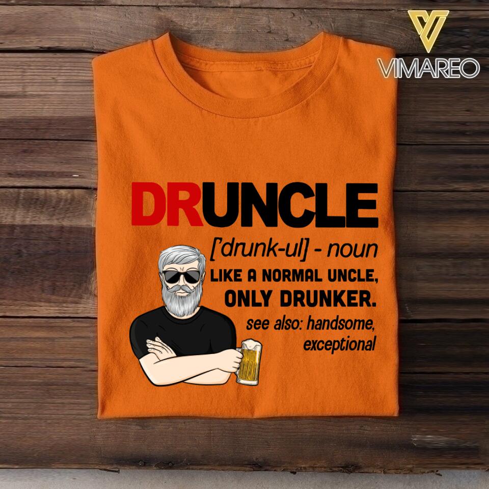 DH Personalized Druncle Man Tshirt Printed HQ1604