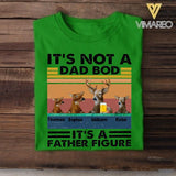 Personalized Father Figure Deer Tshirt Printed 22APR-LN16
