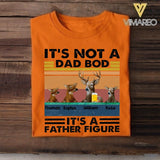 Personalized Father Figure Deer Tshirt Printed 22APR-LN16