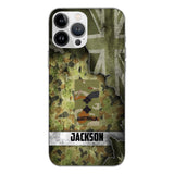 DH Personalized Australian Soldier Phone Case Printed HQ1804