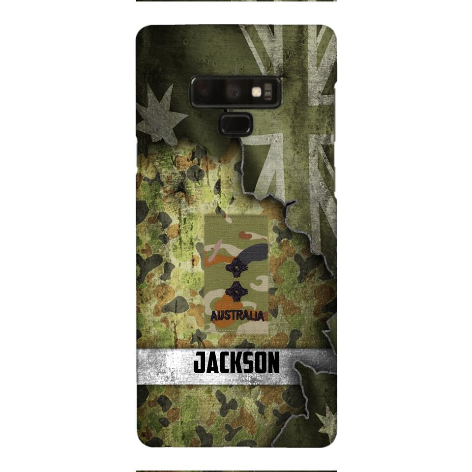 DH Personalized Australian Soldier Phone Case Printed HQ1804