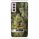 DH Personalized Australian Soldier Phone Case Printed HQ1804