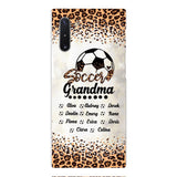 Personalized Soccer Grandma Phone Case Printed V3Q 1804