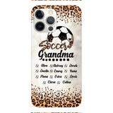Personalized Soccer Grandma Phone Case Printed V3Q 1804