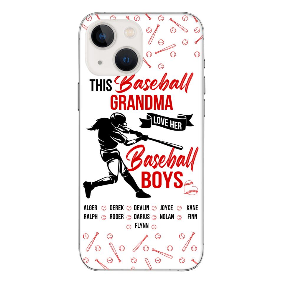 Personalized This Baseball Grandma Phone Case Printed 3T 1804