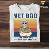 Personalized British Vet Bod Camo Tshirt Printed 22APR-LN18
