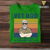 Personalized British Vet Bod Camo Tshirt Printed 22APR-LN18