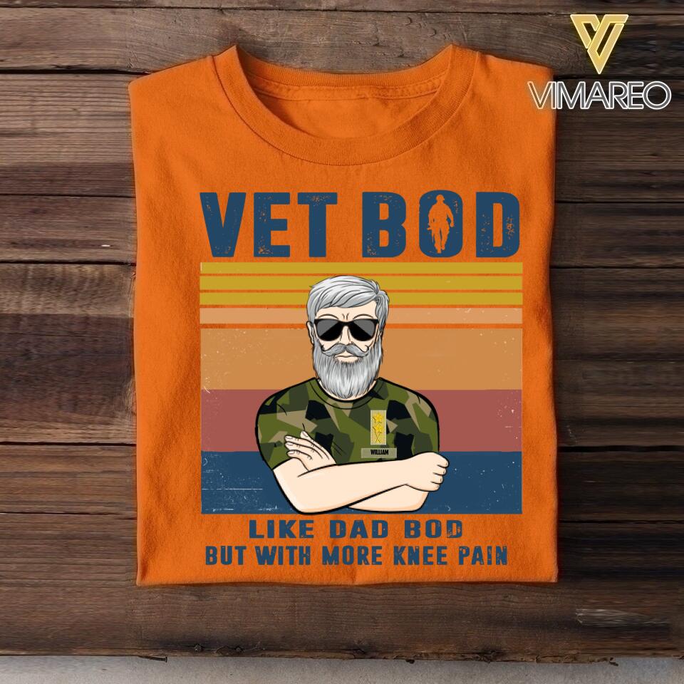 Personalized Swedish Vet Bod Camo Tshirt Printed 22APR-LN18