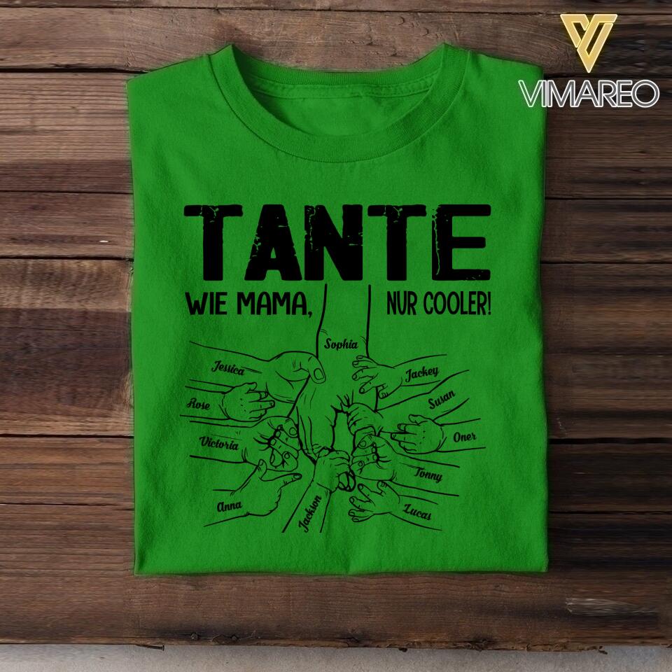 PERSONALIZED TANTE WIE MAMA NUR COOLER TSHIRT QTVQ1904