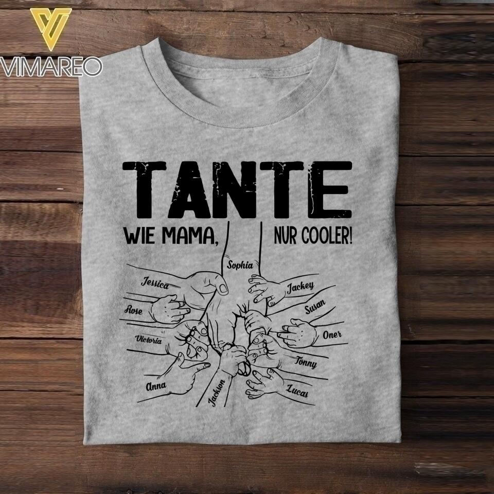 PERSONALIZED TANTE WIE MAMA NUR COOLER TSHIRT QTVQ1904