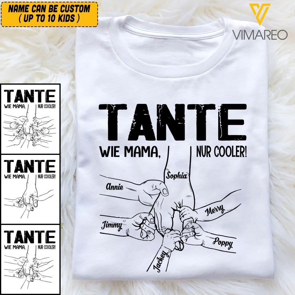 PERSONALIZED TANTE WIE MAMA NUR COOLER TSHIRT QTVQ1904