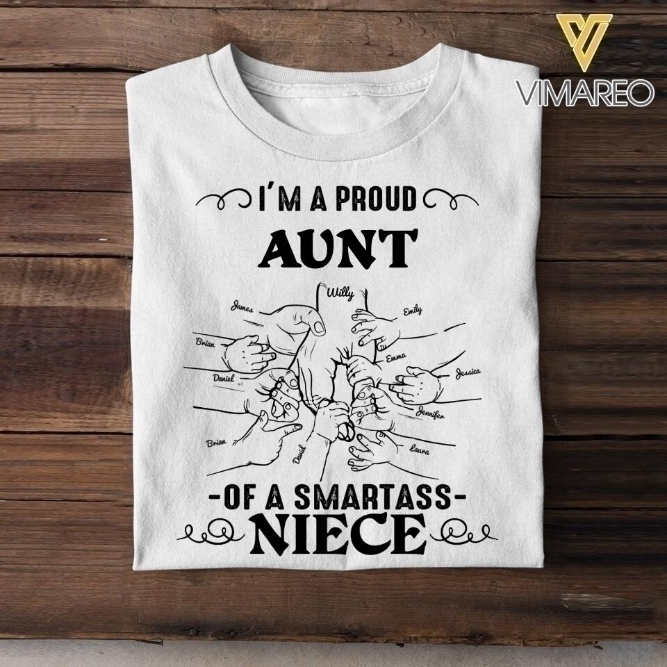 PERSONALIZED I'M A PROUD AUNT TSHIRT 3T 1904