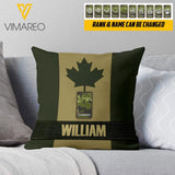 DH Personalized Canadian Solddier Pillow Printed LN1804