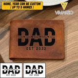 PERSONALIZED DAD KID NAME WALLET QTVQ2104