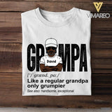 Personalized Grumpa Tshirt Printed 22APR-LN21