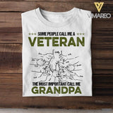 Personalized Some People Call Me A Veteran Tshirt Printed 3T 2104