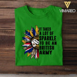 DH Personalized British Army T-ShirtTshirt Printed DT2104